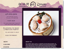 Tablet Screenshot of dynastyyorkville.com